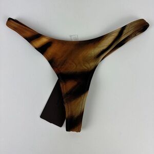 Skims/Roberto Cavalli X Thong Bottoms - Tiger Face Print - XS
